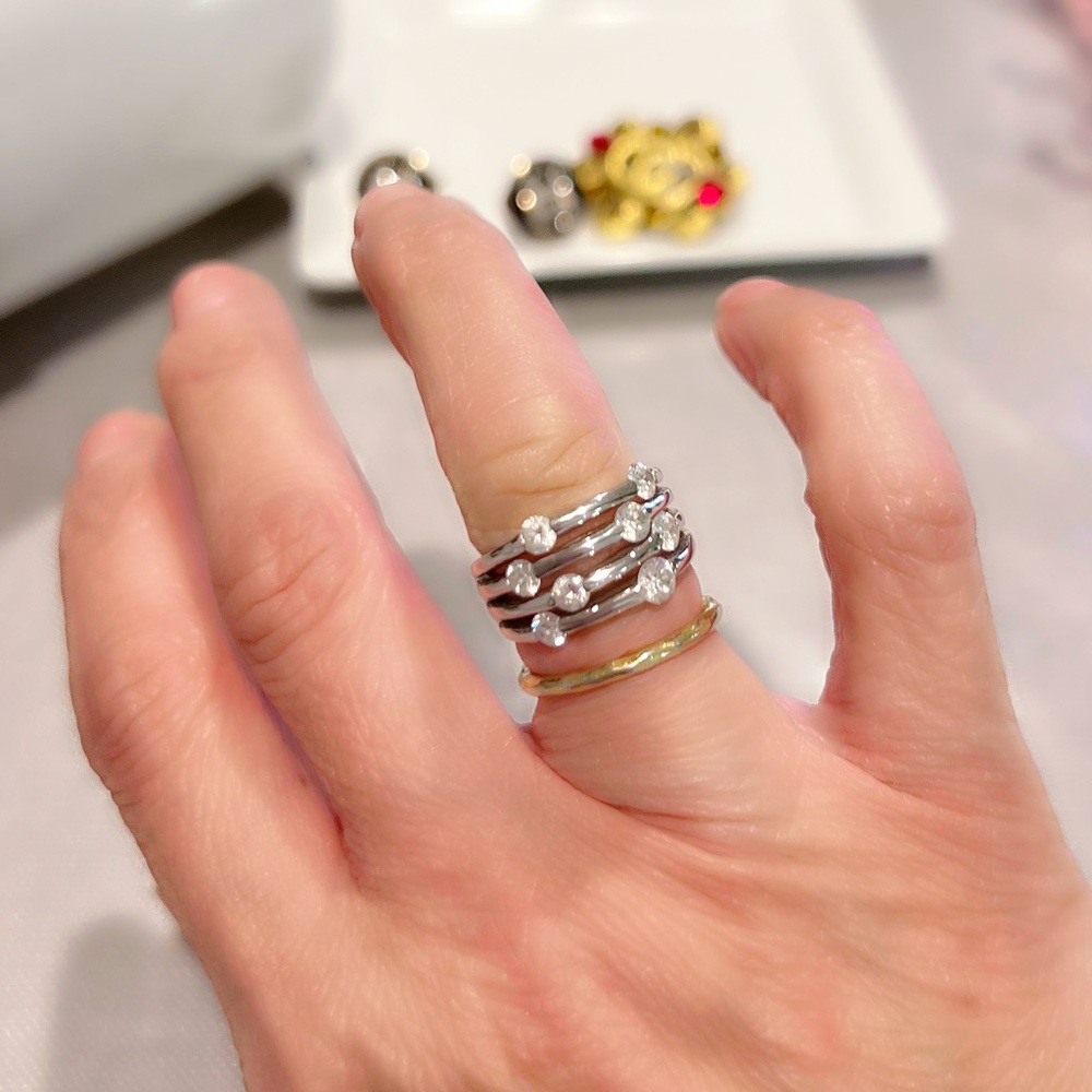 5 Band Star Gazer Ring 5/50